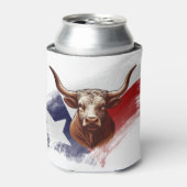 Texas-Langhornkuh Dosenkühler (Kanne Vorderseite)