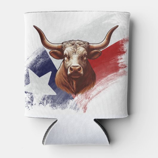 Texas-Langhornkuh Dosenkühler (Vorderseite)