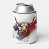 Texas-Langhornkuh Dosenkühler (Kanne Rückseite)