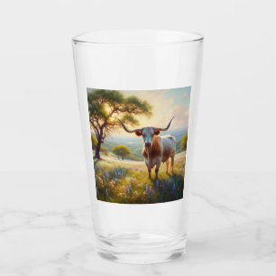 Texas-Langhornkuh Glas