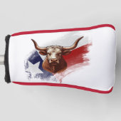 Texas-Langhornkuh Golf Headcover (Vorderseite)