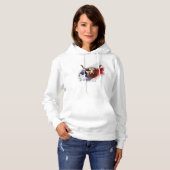 Texas-Langhornkuh Hoodie (Vorne ganz)