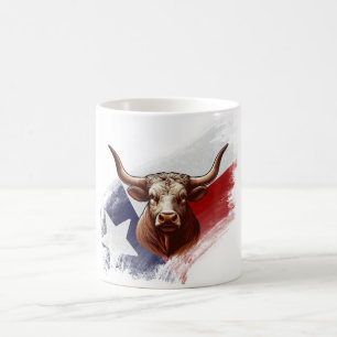 Texas-Langhornkuh Kaffeetasse