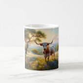 Texas-Langhornkuh Kaffeetasse (Mittel)