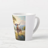 Texas-Langhornkuh Milchtasse (Rechte Ecke)