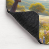 Texas-Langhornkuh Mousepad (Ecke)