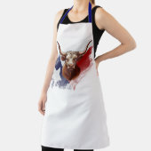 Texas-Langhornkuh Schürze (InSitu)