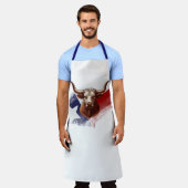 Texas-Langhornkuh Schürze (Getragen)