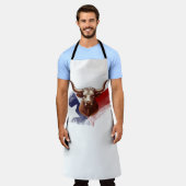 Texas-Langhornkuh Schürze (Getragen)