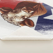 Texas-Langhornkuh Sherpadecke (3/4)