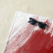 Texas-Langhornkuh Strandtuch (Beispiel)