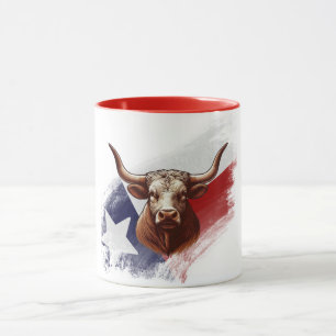 Texas-Langhornkuh Tasse