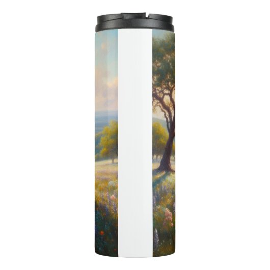 Texas-Langhornkuh Thermosbecher (Rückseite)