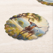 Texas-Langhornkuh Untersetzer (angewinkelt)