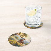 Texas-Langhornkuh Untersetzer (Vor Ort)