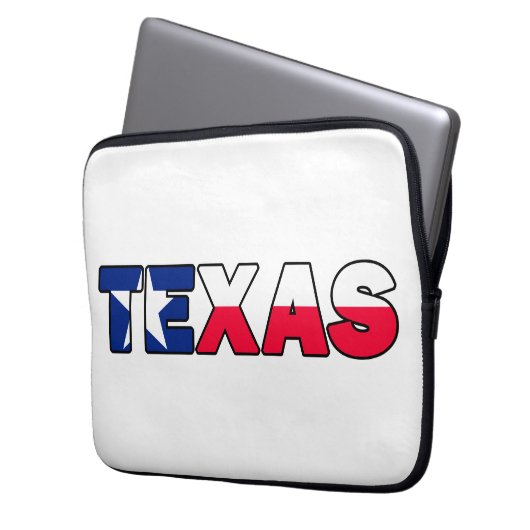 Texas Laptopschutzhülle (Vorderseite Links)