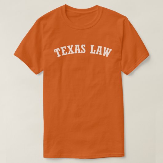 Texas Law Spirituosen in weiß T-Shirt (Design vorne)