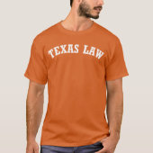 Texas Law Spirituosen in weiß T-Shirt (Vorderseite)