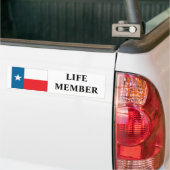 Texas"Leben-Mitglieds" Autoaufkleber (Auf Lkw)