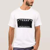 Texas License Plate T - Shirt (Vorderseite)