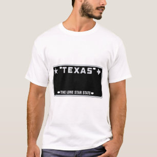 Texas License Plate T - Shirt