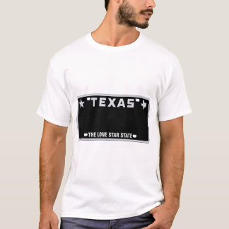 Texas License Plate T - Shirt