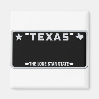 Texas License Plate T - Shirt Magnet