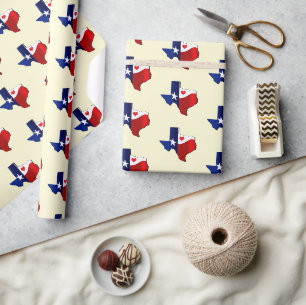 Texas-Liebe Geschenkpapier