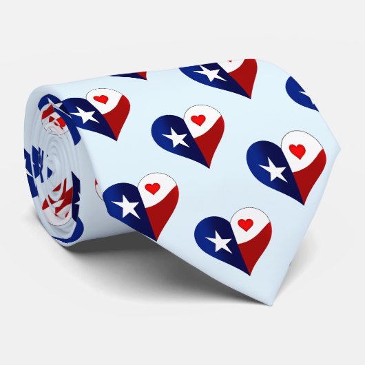 Texas-Liebe Krawatte (Gerollt)