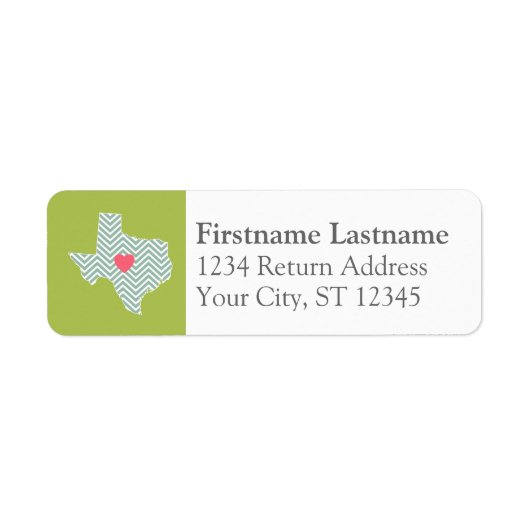 Texas-Liebe mit benutzerdefiniertem Herz- und Fami (Vorne)