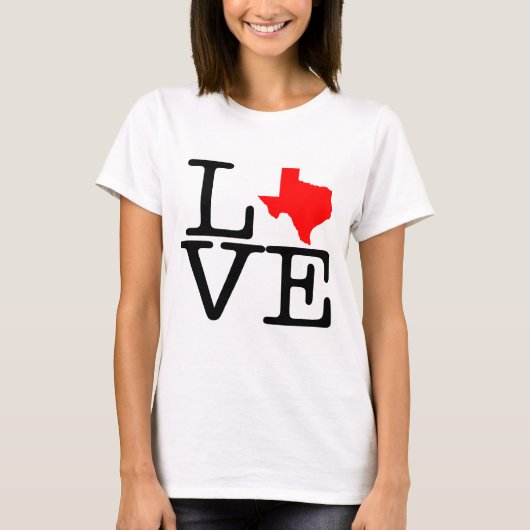 Texas-Liebe T-Shirt (Vorderseite)