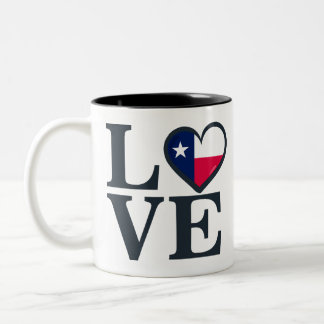 Texas-Liebe Zweifarbige Tasse
