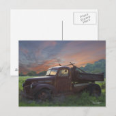 Texas-Lieferwagen Postkarte (Vorne/Hinten)