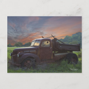 Texas-Lieferwagen Postkarte