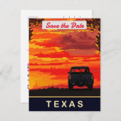 Texas, Lieferwagen Track Drive on Sunset, Save The Date (Vorne/Hinten)