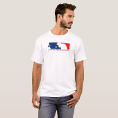 Texas"Liga-Reihen-" Anlage-Schweißer-T - Shirt (Vorne ganz)