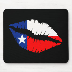 Texas-Lippen Mousepad