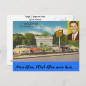 Texas, Lloyd Chapman Auto, Fort Worth Postkarte (Vorne/Hinten)