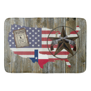 Texas Lone Star Dueling Pistolen am meisten Gewoll Badematte