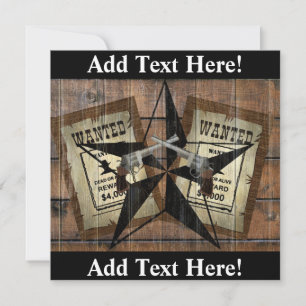 Texas Lone Star Dueling Pistolen am meisten Gewoll Dankeskarte