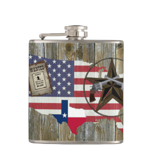 Texas Lone Star Dueling Pistolen am meisten Gewoll Flachmann