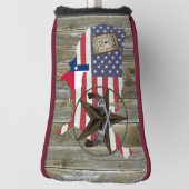Texas Lone Star Dueling Pistolen am meisten Gewoll Golf Headcover (Rotieren 90)