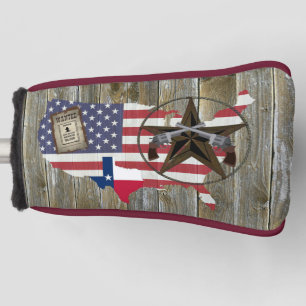 Texas Lone Star Dueling Pistolen am meisten Gewoll Golf Headcover