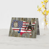 Texas Lone Star Dueling Pistolen am meisten Gewoll Karte (Gelbe Blume)