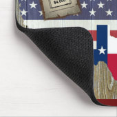 Texas Lone Star Dueling Pistolen am meisten Gewoll Mousepad (Ecke)