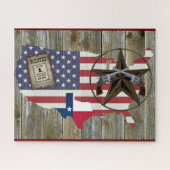 Texas Lone Star Dueling Pistolen am meisten Gewoll Puzzle (Horizontal)