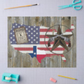 Texas Lone Star Dueling Pistolen am meisten Gewoll Seidenpapier (Basteln)