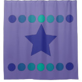 Texas Lone Star Duschvorhang (Vorderseite)