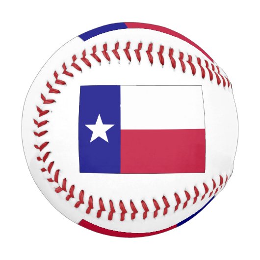 Texas Lone Star Flag Baseball (Vorderseite Links)