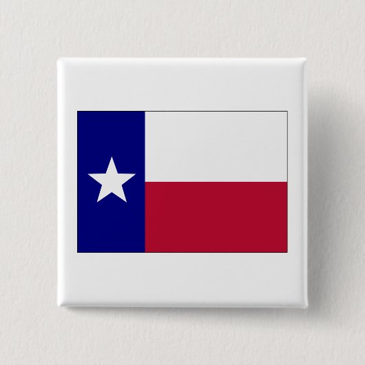 Texas Lone Star Flag Button (Vorderseite)